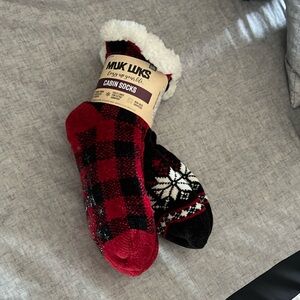 Muk- Luks cabin socks